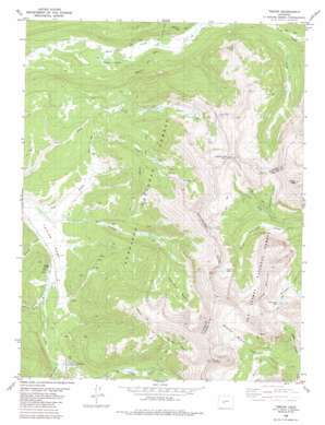 Tincup USGS topographic map 38106g4