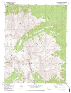 Mount Harvard USGS topographic map 38106h3