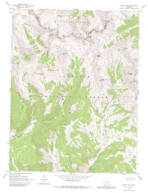 Pearl Pass topo map