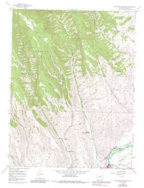 Paonia USGS topographic map 38107e1