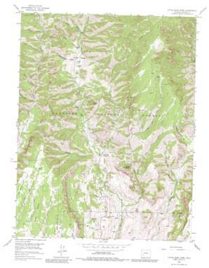 Little Soap Park USGS topographic map 38107e3