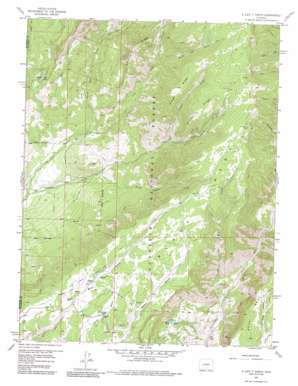 X Lazy F Ranch USGS topographic map 38107e4