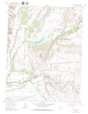 Orchard City topo map