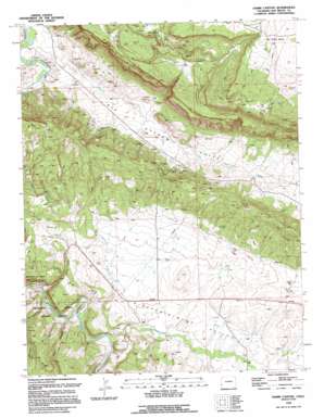 Hamm Canyon USGS topographic map 38108a7
