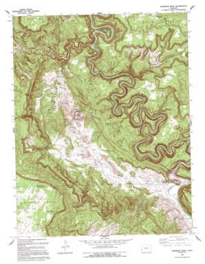 Anderson Mesa USGS topographic map 38108b8