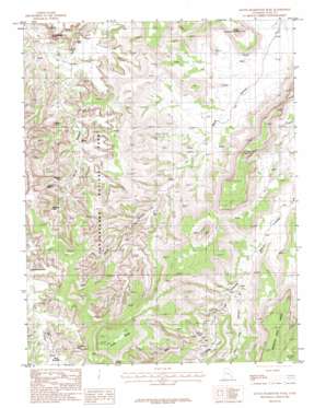 South Six-shooter Peak USGS topographic map 38109a6