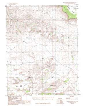 North Six-shooter Peak USGS topographic map 38109b6