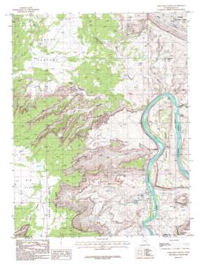 Gold Bar Canyon USGS topographic map 38109e6