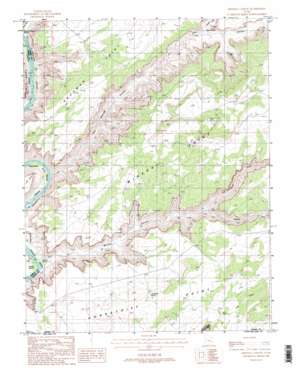 Mineral Canyon topo map