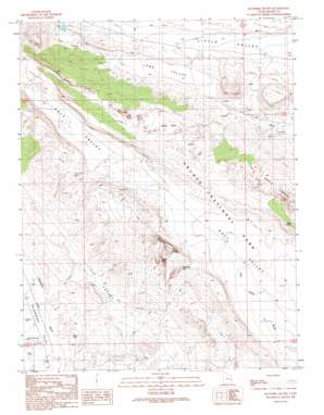 Klondike Bluffs topo map