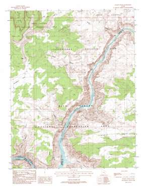 Hanksville USGS topographic map 38110a1