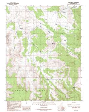 Steele Butte topo map