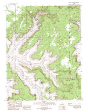 Gordon Flats topo map