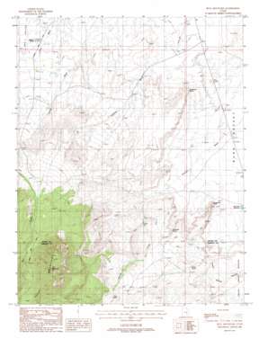 Bull Mountain USGS topographic map 38110b6