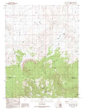 Dry Lakes Peak USGS topographic map 38110b7