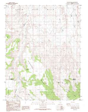 Stevens Mesa USGS topographic map 38110b8