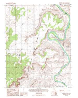 Horsethief Canyon USGS topographic map 38110d1