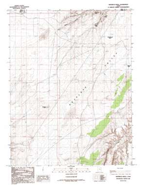 Whitbeck Knoll topo map
