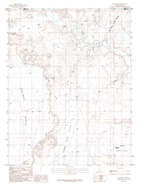 Skyline Rim USGS topographic map 38110d7