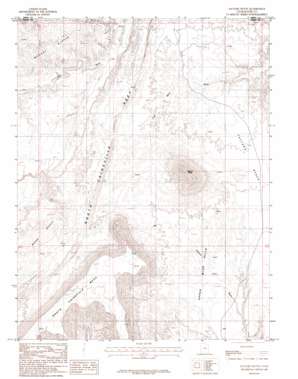 Factory Butte topo map
