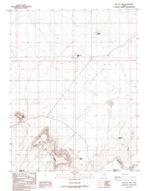 The Flat Tops USGS topographic map 38110e4