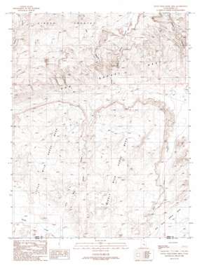 Little Wild Horse Mesa topo map