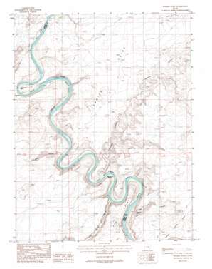 Tenmile Point topo map