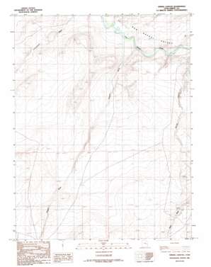 Spring Canyon USGS topographic map 38110f3