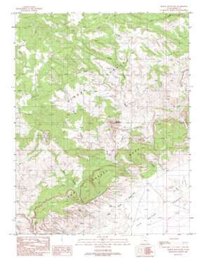 Temple Mountain USGS topographic map 38110f6