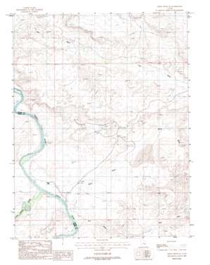 Green River Se USGS topographic map 38110g1