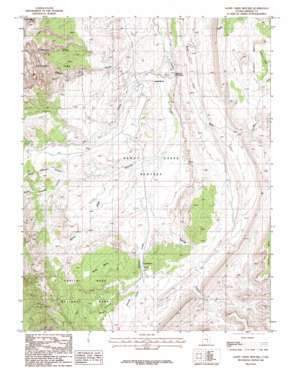 Sandy Creek Benches USGS topographic map 38111a1