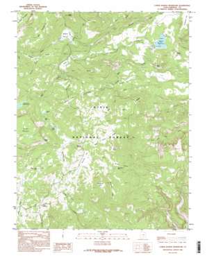 Lower Bowns Reservoir USGS topographic map 38111a3