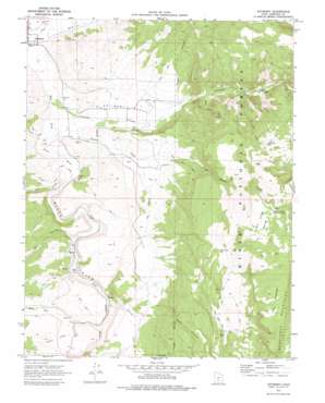 Antimony USGS topographic map 38111a8