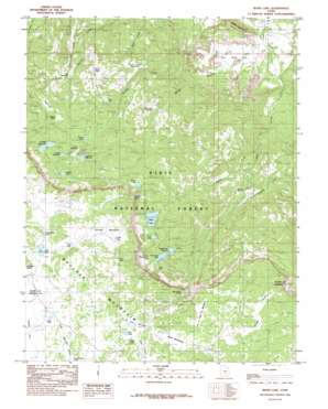 Blind Lake USGS topographic map 38111b4