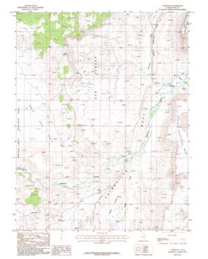 Caineville topo map