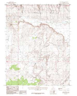 Caine Springs topo map
