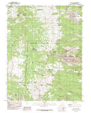 Flat Top USGS topographic map 38111d4