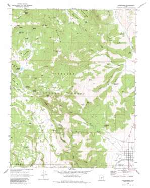 Koosharem USGS topographic map 38111e8