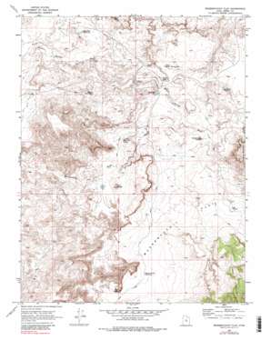 Mussentuchit Flat topo map