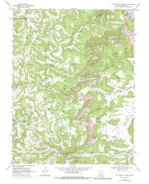 Old Woman Plateau topo map