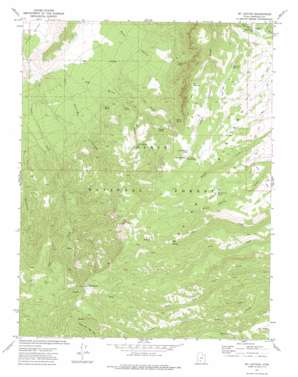 Mount Dutton topo map