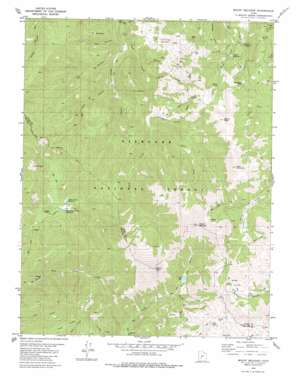 Mount Belknap USGS topographic map 38112d4