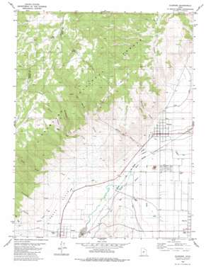 Elsinore USGS topographic map 38112f2