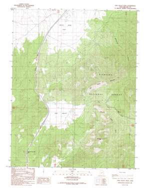 Dog Valley Peak USGS topographic map 38112f5