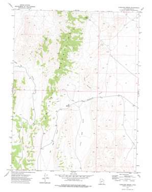Candland Spring USGS topographic map 38112h8