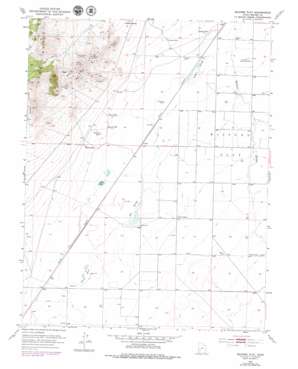 Milford Flat USGS topographic map 38113c1