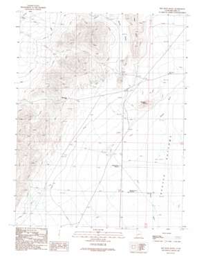 Red Rock Knoll topo map