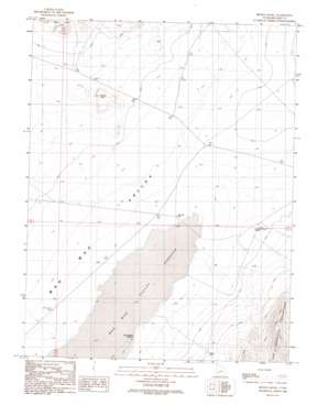 Brown Knoll topo map