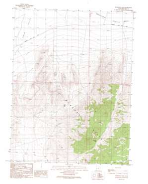 Burbank Pass USGS topographic map 38113h8