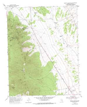 Bristol Range SE USGS topographic map 38114a5